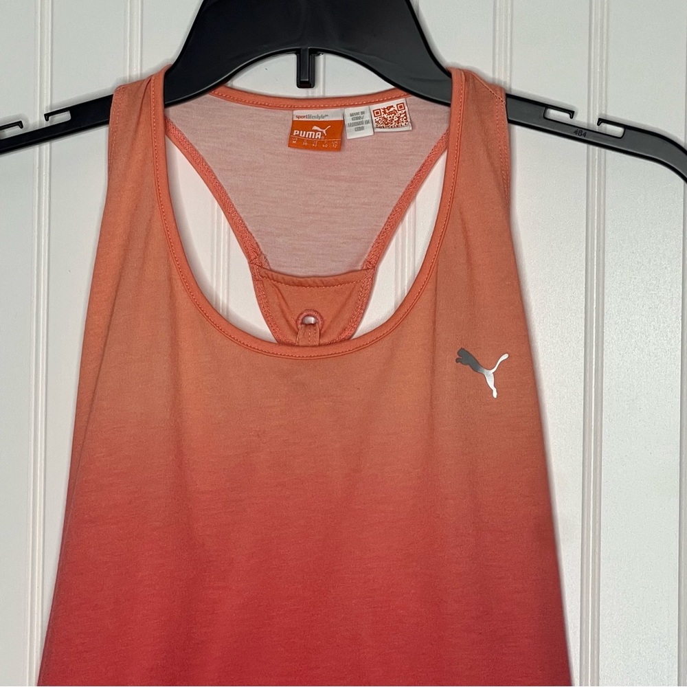 Puma Racerback Ombre Tank Top Size Medium - Picture 2 of 10
